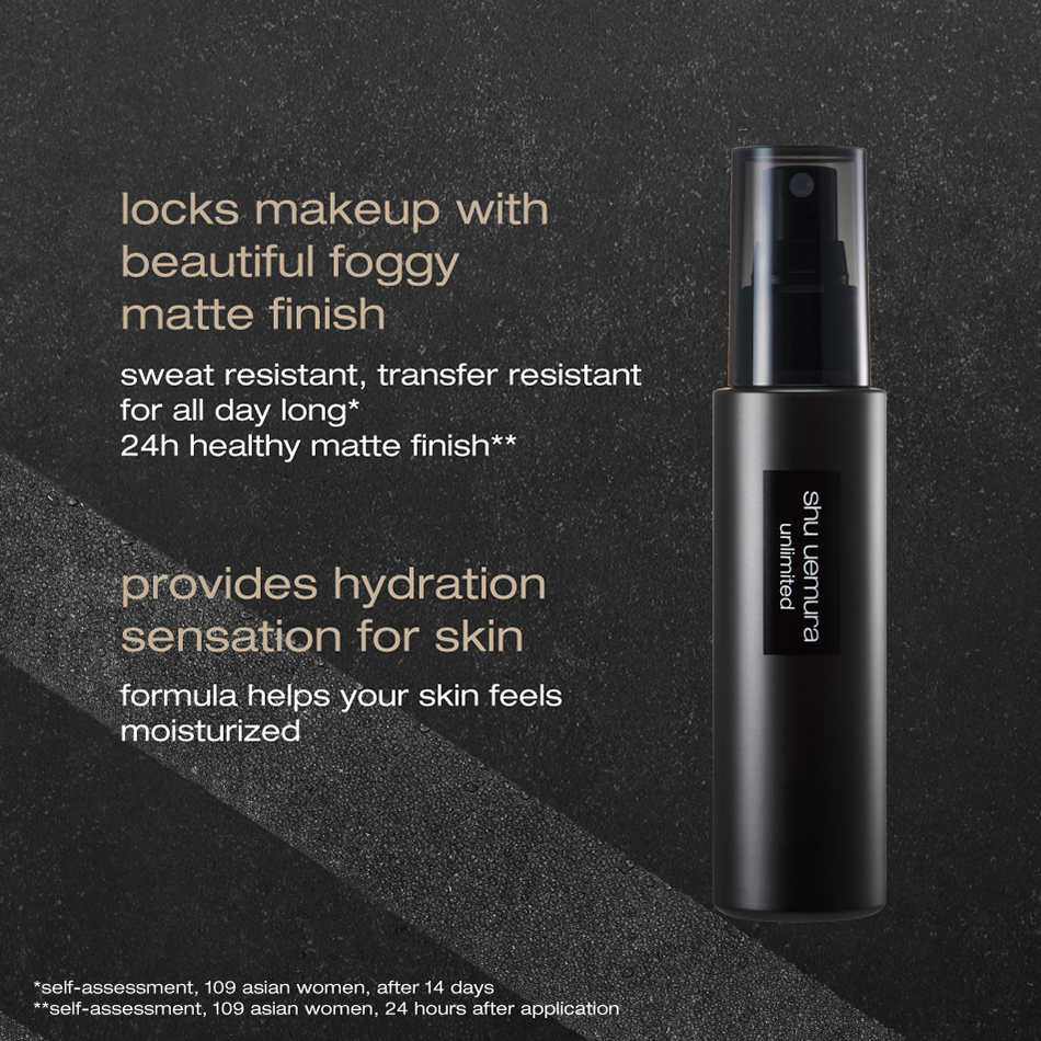 unlimited foundation & makeup fix mist set